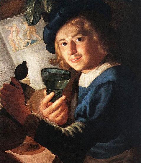 Gerard van Honthorst Young Drinker China oil painting art